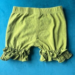 Girls Ruffle Shorts Olive green Size 18 months
